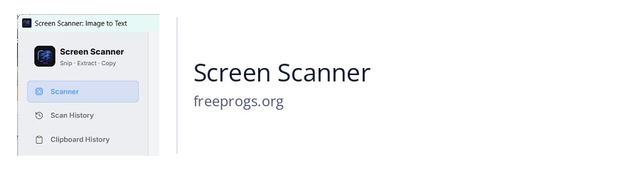 Screen Scanner