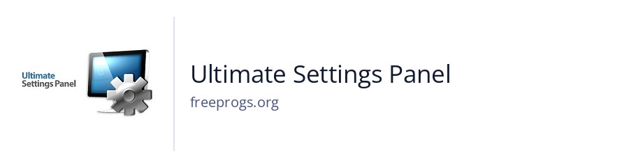 Ultimate Settings Panel