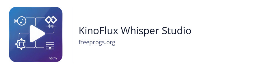 KinoFlux Whisper Studio