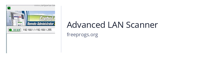 Advanced LAN Scanner