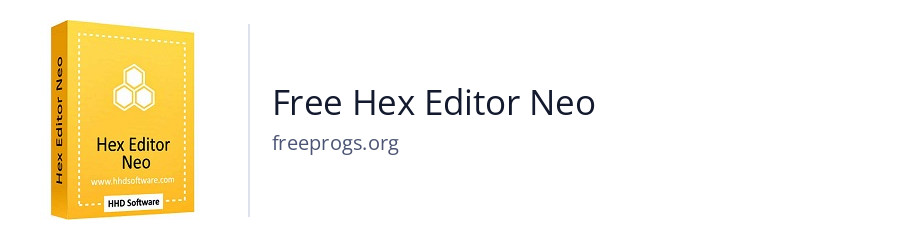 Free Hex Editor Neo