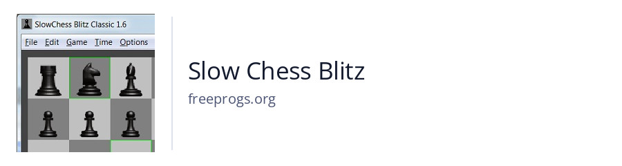 Slow Chess Blitz