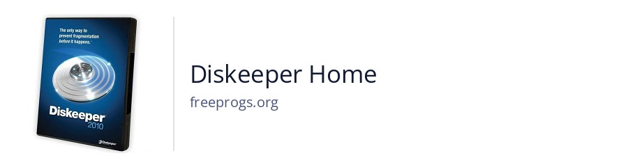 Diskeeper Home