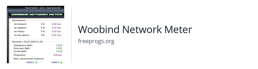 Woobind Network Meter