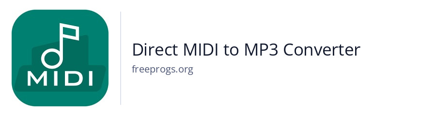 Direct MIDI to MP3 Converter