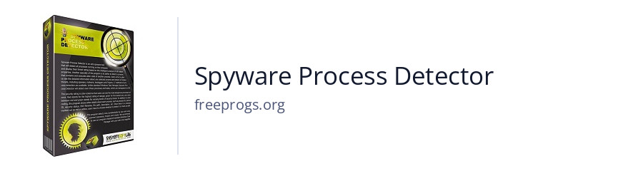 Spyware Process Detector