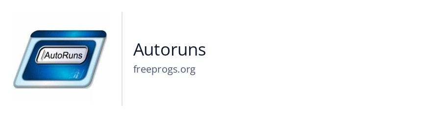 Autoruns