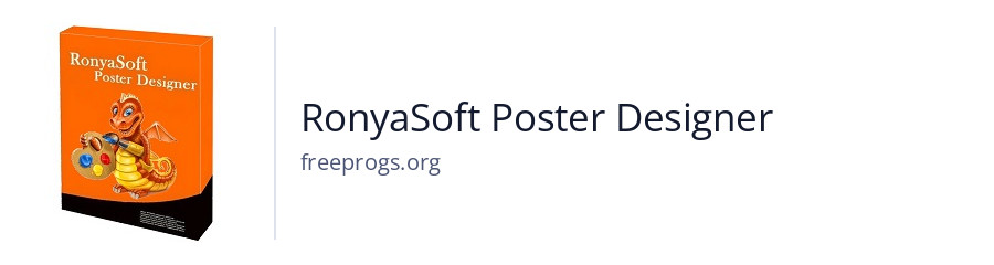 RonyaSoft Poster Designer