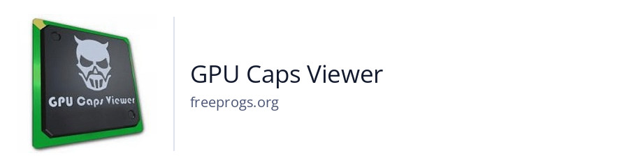 GPU Caps Viewer