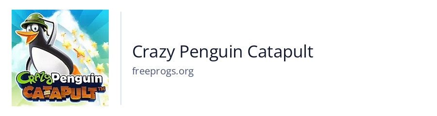 Crazy Penguin Catapult