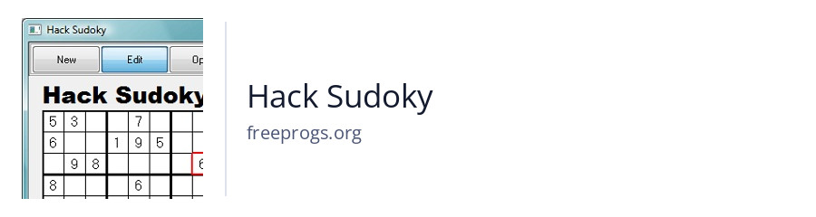 Hack Sudoky