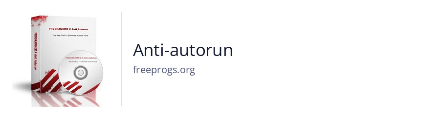 Anti-autorun