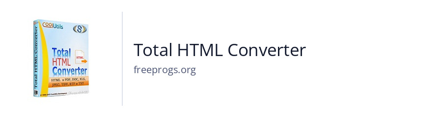 Total HTML Converter