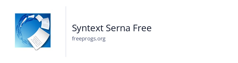 Syntext Serna Free