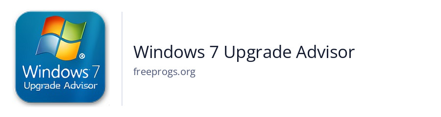 Windows 7 Upgrade Advisor