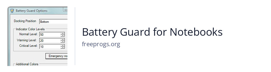 Battery Guard for Notebooks