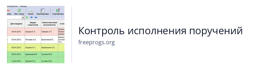 Контроль исполнения поручений
