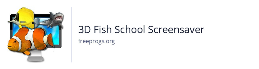 3D Fish School Screensaver