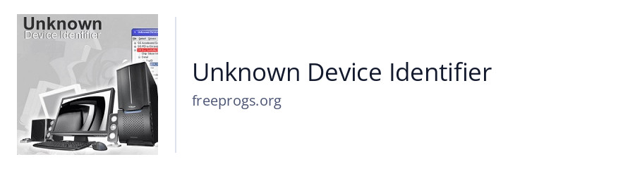 Unknown Device Identifier