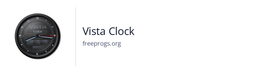 Vista Clock