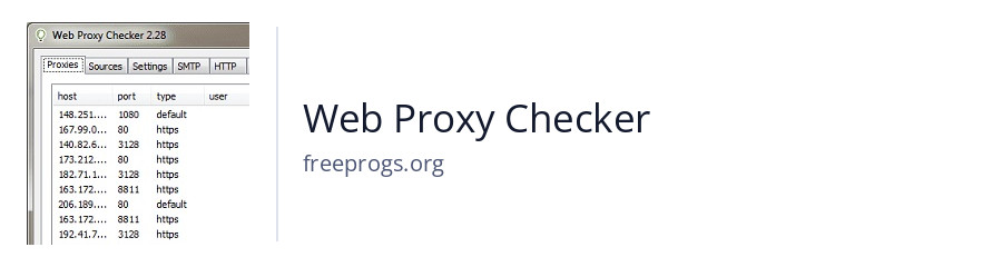 Web Proxy Checker