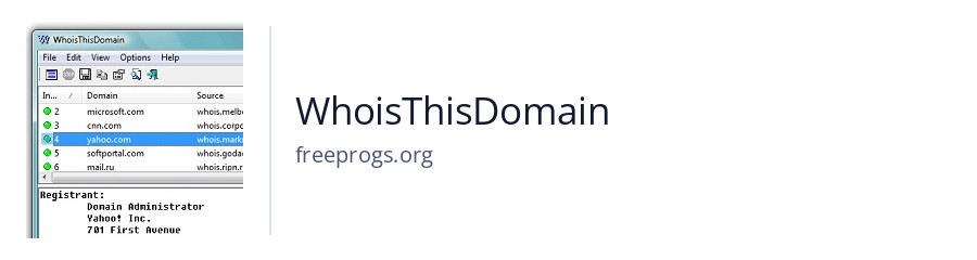 WhoisThisDomain