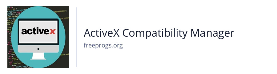 ActiveX Compatibility Manager