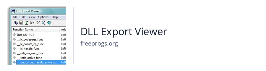 DLL Export Viewer