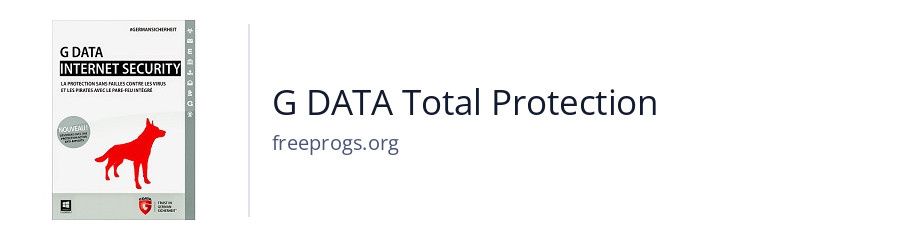 G DATA Total Protection
