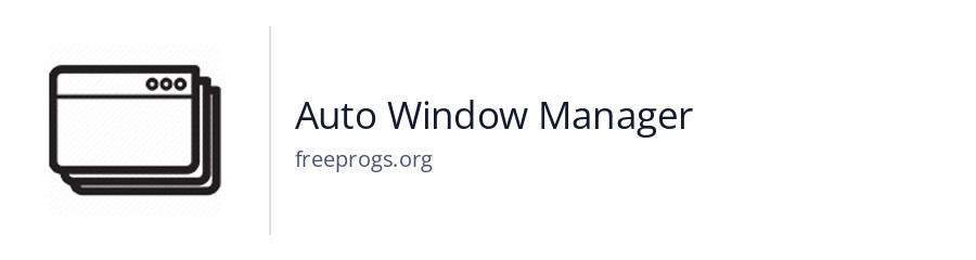 Auto Window Manager