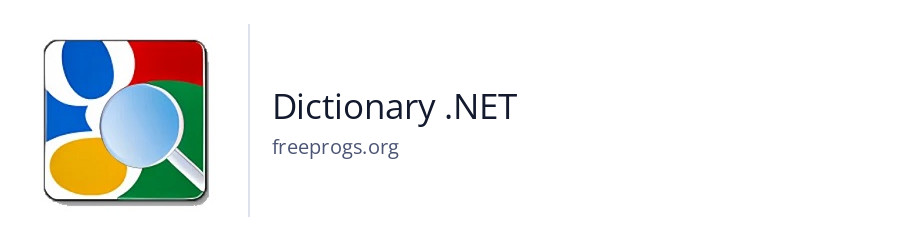 Dictionary .NET