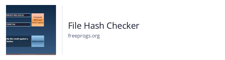 File Hash Checker