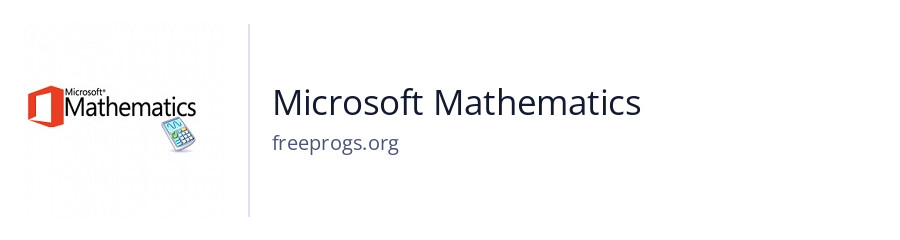 Microsoft Mathematics