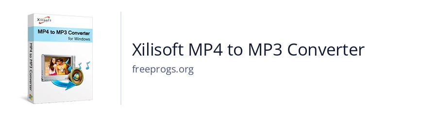 Xilisoft MP4 to MP3 Converter