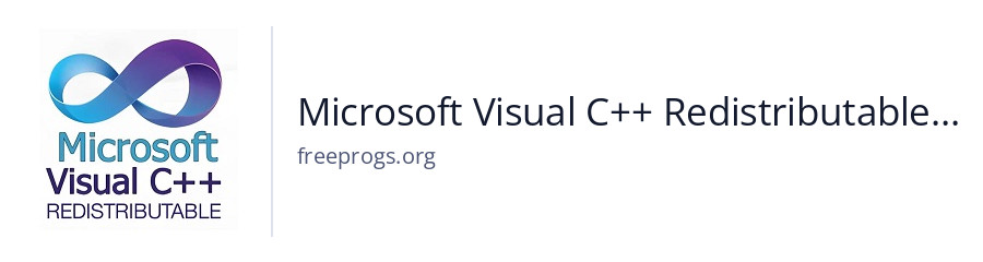 Microsoft Visual C++ Redistributable Package