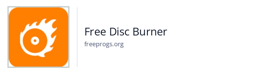 Free Disc Burner