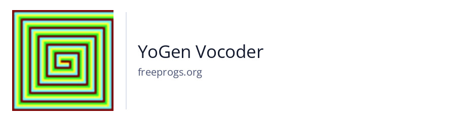 YoGen Vocoder