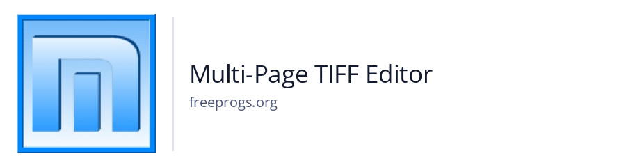 Multi-Page TIFF Editor