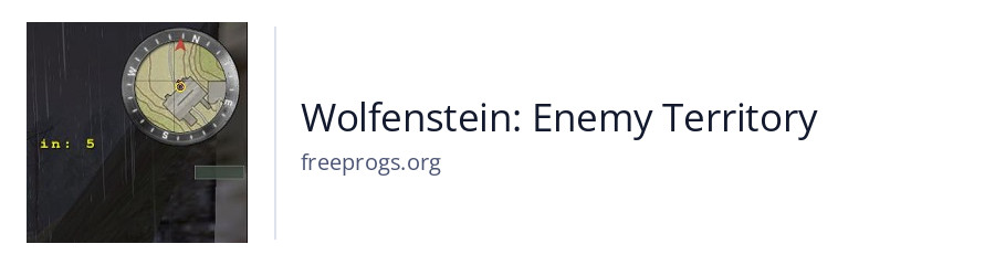 Wolfenstein: Enemy Territory