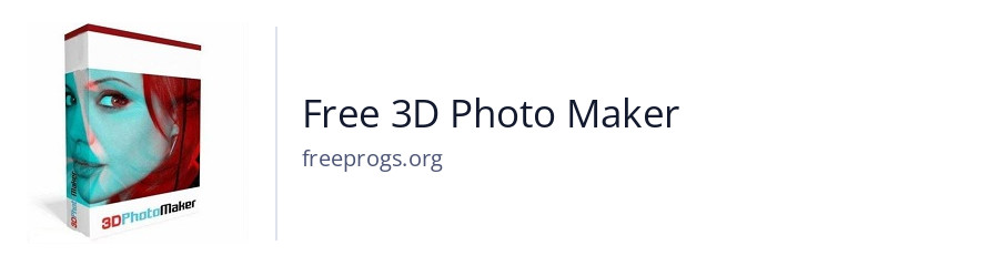 Free 3D Photo Maker