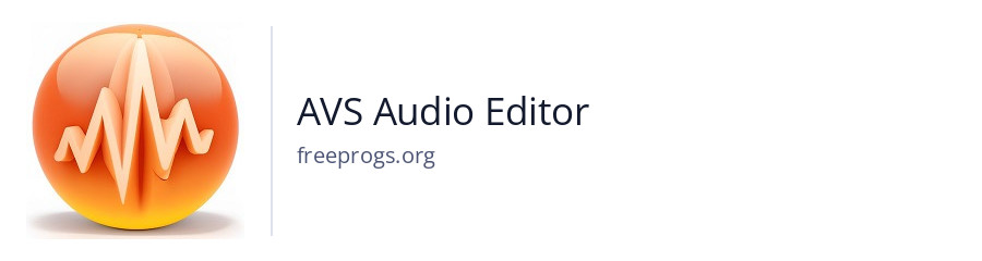 AVS Audio Editor