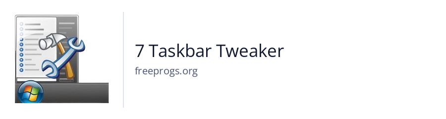 7 Taskbar Tweaker