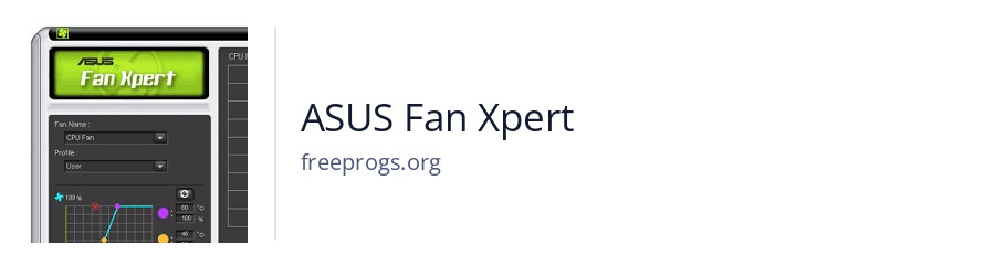 ASUS Fan Xpert