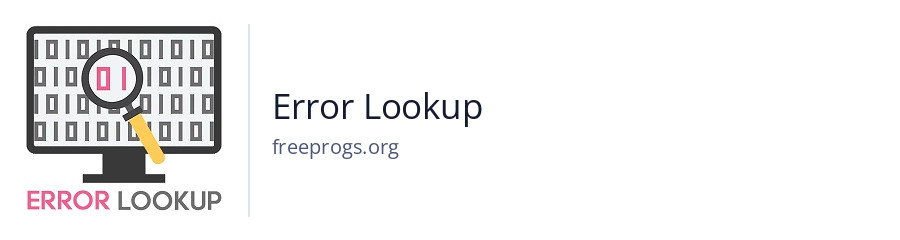 Error Lookup