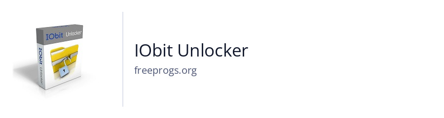 IObit Unlocker