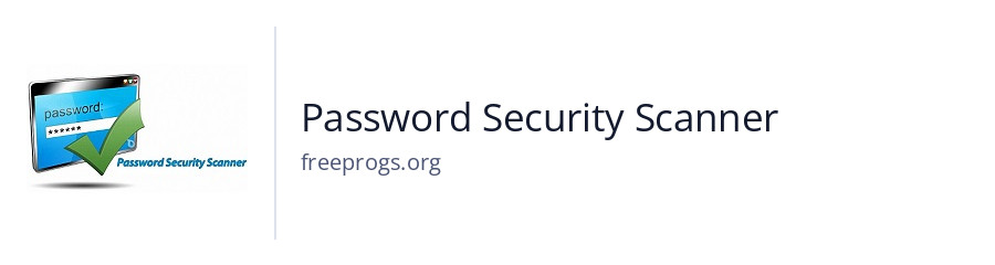 Password Security Scanner