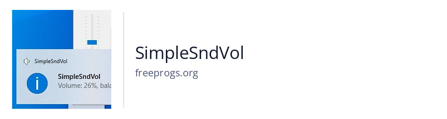 SimpleSndVol