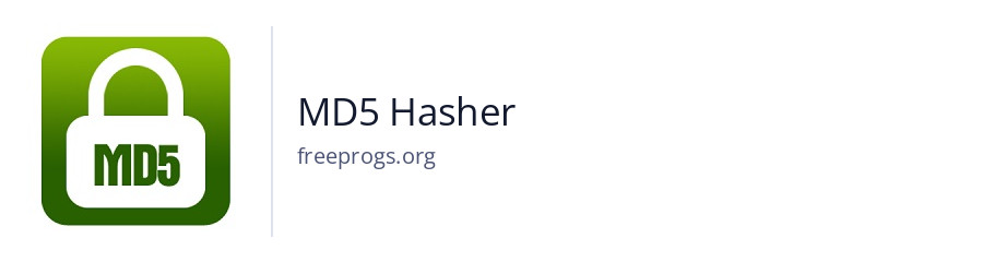 MD5 Hasher