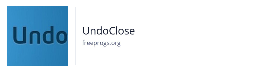 UndoClose