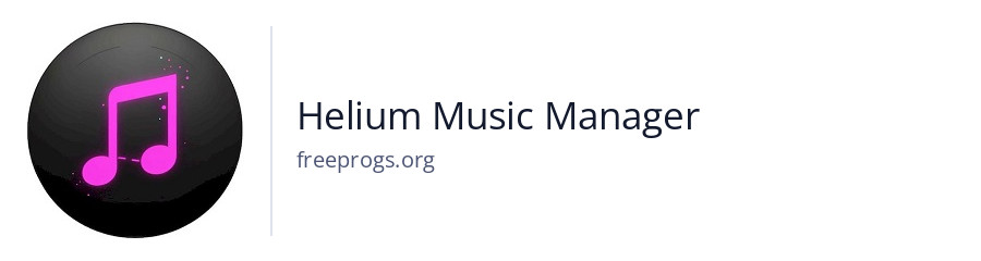Helium Music Manager